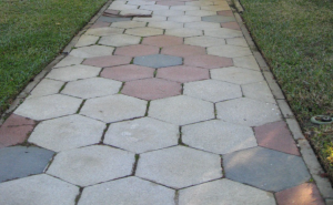 One element that makes historic Old Northeast St. Petersburg historic are the hexagon sidewalks.