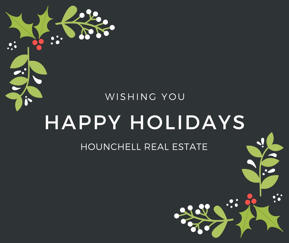 Happy Holidays 2017 | Hounchell Real Estate